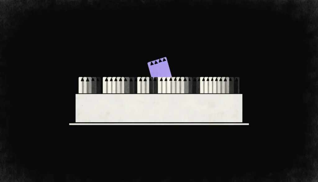 Flat illustration of an address card index with one card pulled out