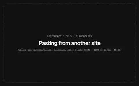 Pasting from another site: Content copied elsewhere asks first and flags custom HTML, scripts and dynamic content.